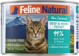 Feline Natural Beef and Hoki Feast Grain-Free Canned Cat Food