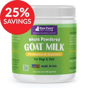 Goat Milk Supplement Powder for Dogs & Cats