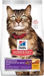 Hill's Science Diet Adult Sensitive Stomach & Skin Chicken & Rice Recipe Dry Cat Food