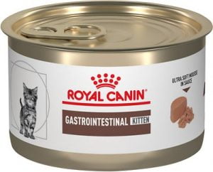 Royal Canin Veterinary Diet Gastrointestinal Kitten Ultra Soft Mousse in Sauce Canned Cat Food