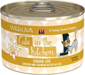 Weruva Cats in the Kitchen Goldie Lox Chicken & Salmon Au Jus Grain-Free Canned Cat Food