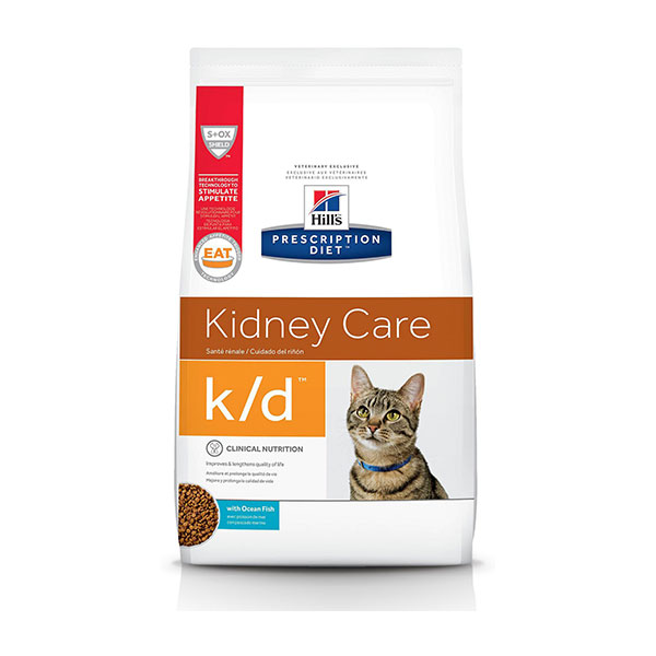 Hill's Prescription Diet k/d Kidney Care with Ocean Fish Dry Cat Food