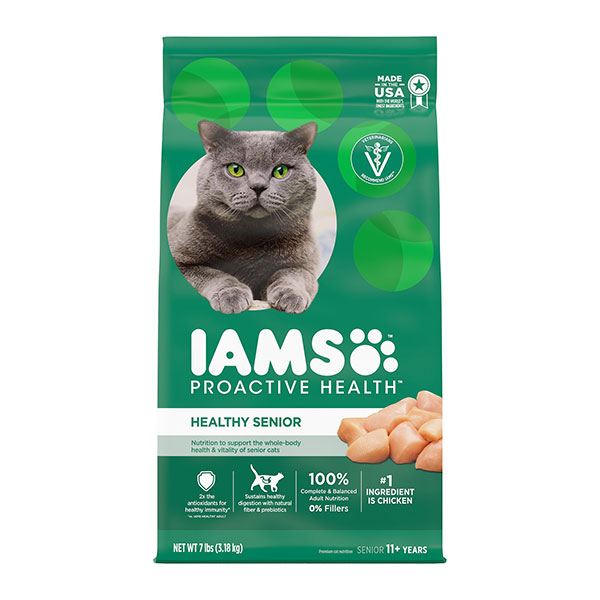 IAMS Proactive Health Senior Adult Dry Cat Food