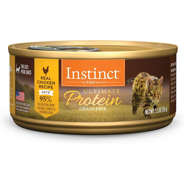 Instinct Ultimate Protein Grain-Free Pate Real Chicken Recipe Wet Canned Cat Food