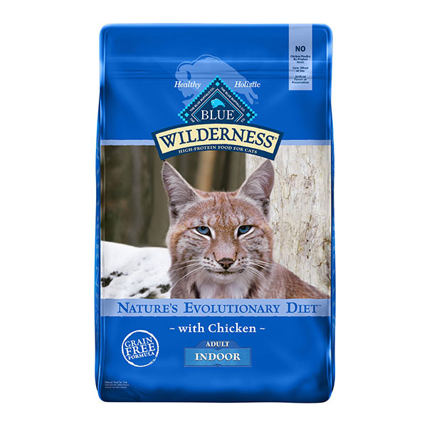Blue Buffalo Wilderness Indoor Chicken Recipe Grain-Free Dry Cat Food