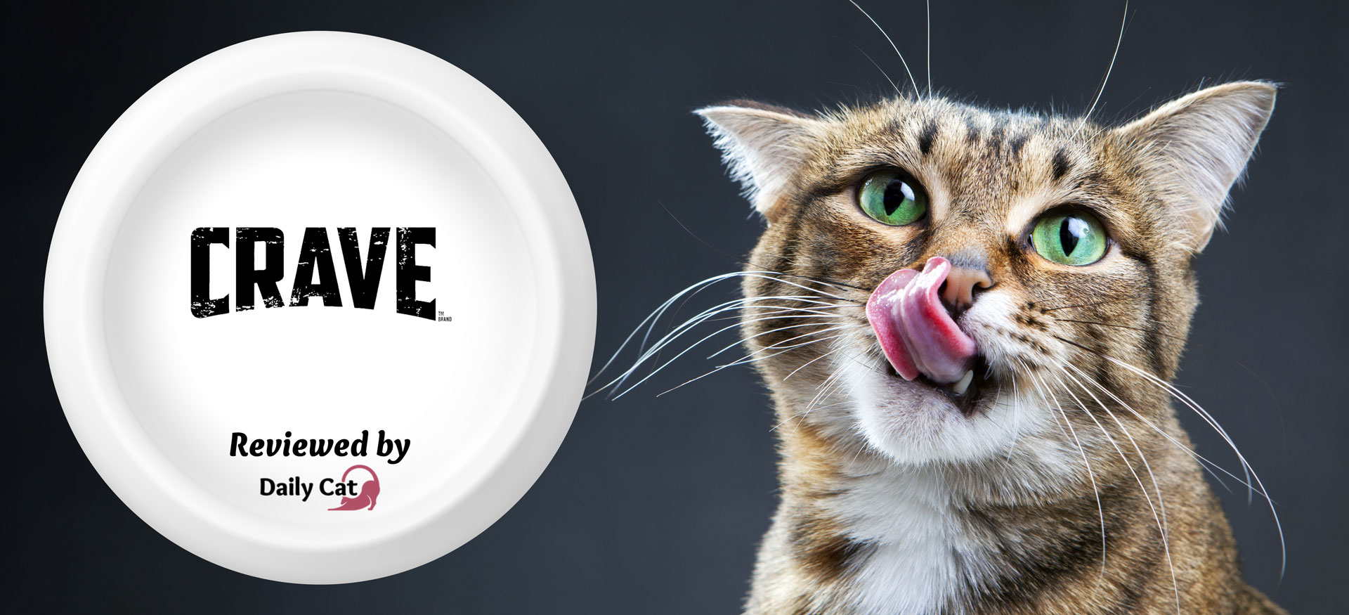 The Daily Cat-brand- Crave Cat Food Review Graphic